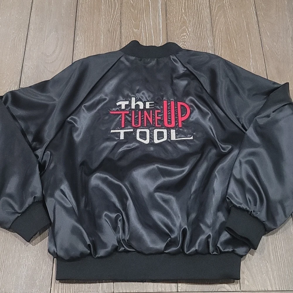 King Louie Satin Bomber Jacket Size XL